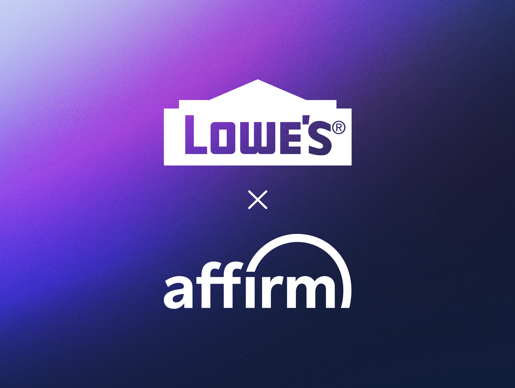 Lowe's Affirm integration cover