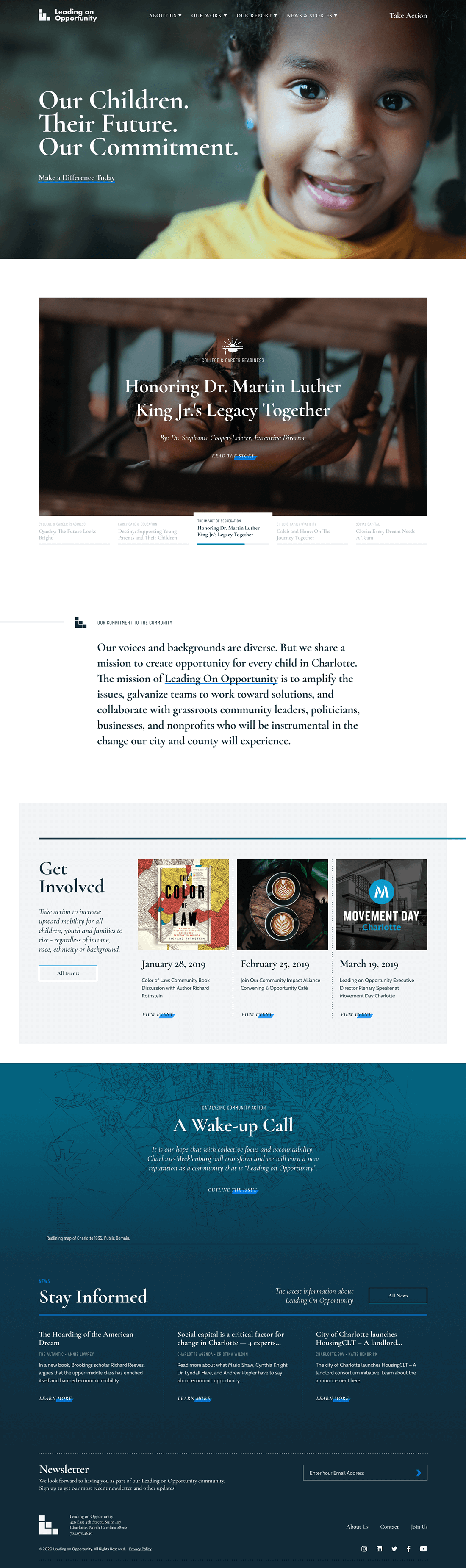 Leading On Opportunity homepage