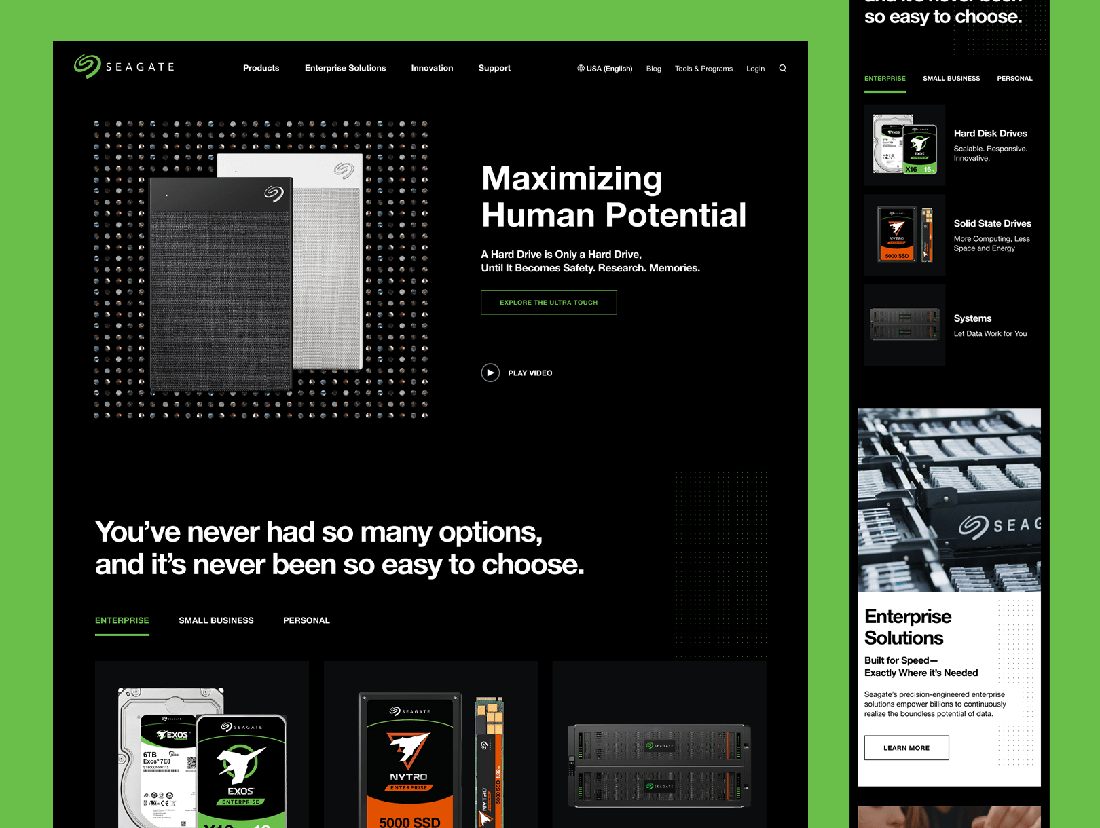Seagate cover